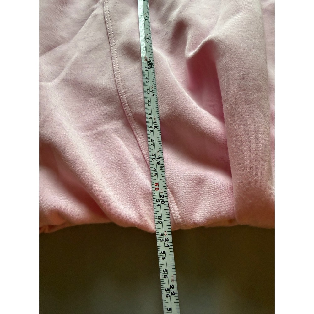 T/S By Thrive Pink Modal Blend Bubble Hem Cropped Hoodie Large FP5068783T - Picture 6 of 8